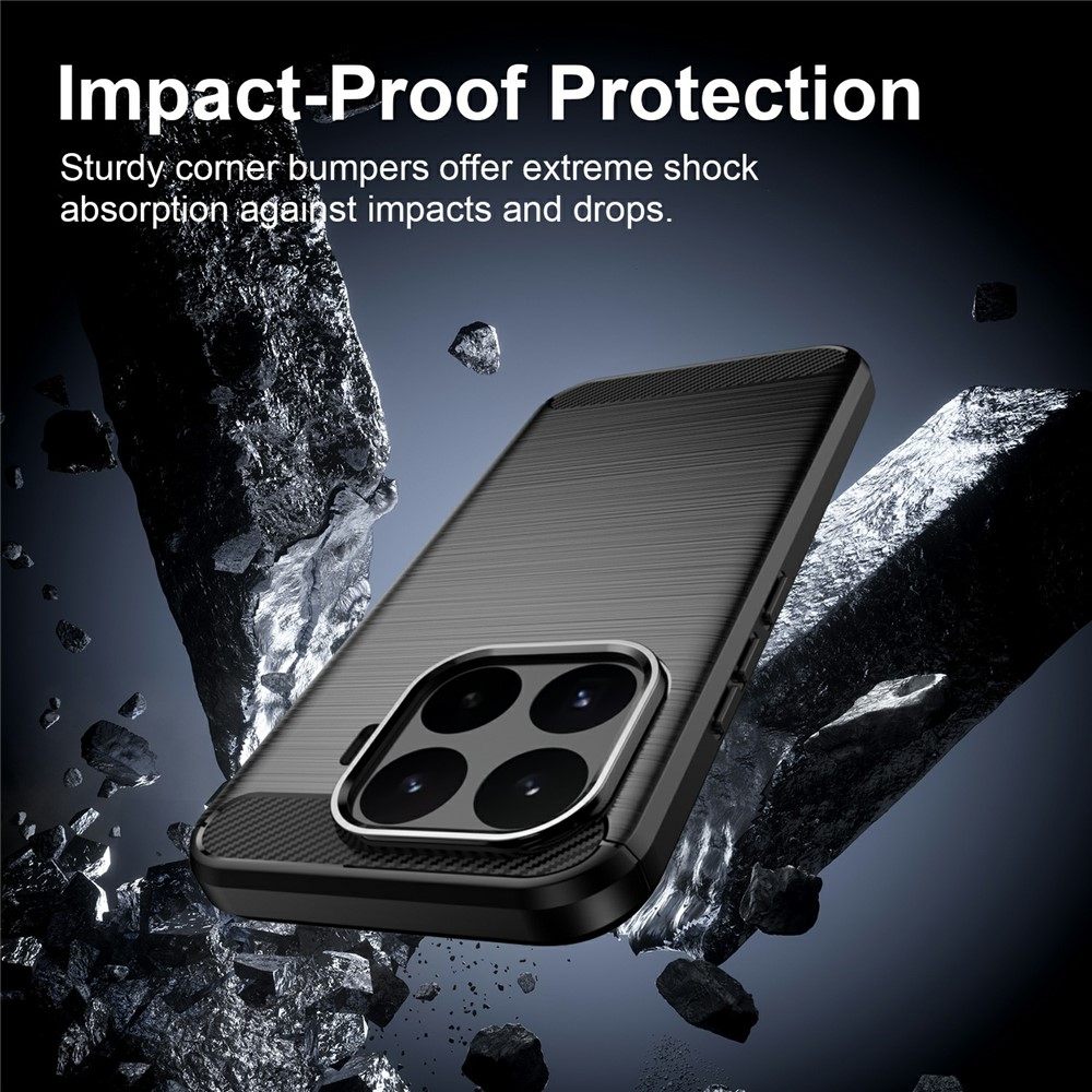 Custodia per Xiaomi 17T, OEM, Carbon Black, Nera