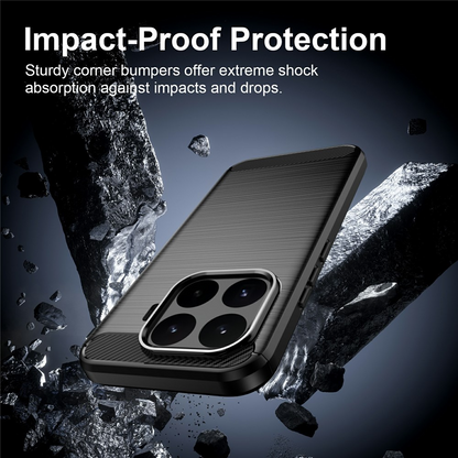 Custodia per Xiaomi 17T, OEM, Carbon Black, Nera