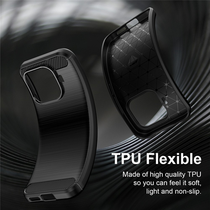Custodia per Xiaomi 17T, OEM, Carbon Black, Nera