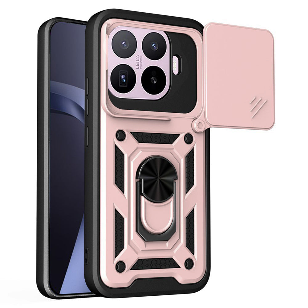 Custodia per Xiaomi 17T Pro, Techsuit, CamShield, Rosa Oro