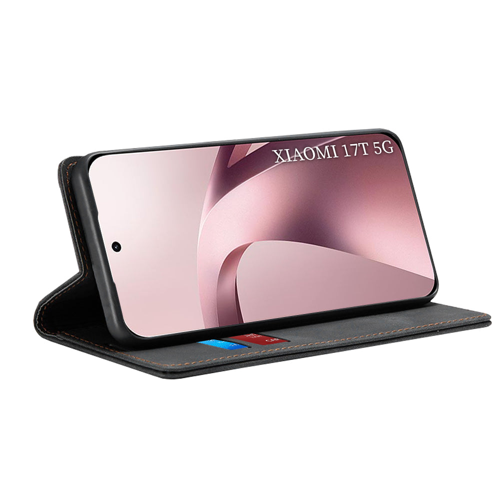 Custodia per Xiaomi 17T, Techsuit, Confy, Nera