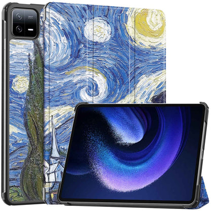 Custodia per Xiaomi Pad 6 / 6 Pro, Techsuit, FoldPro Starry Night, Multicolore