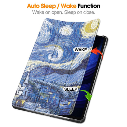 Custodia per Xiaomi Pad 6 / 6 Pro, Techsuit, FoldPro Starry Night, Multicolore