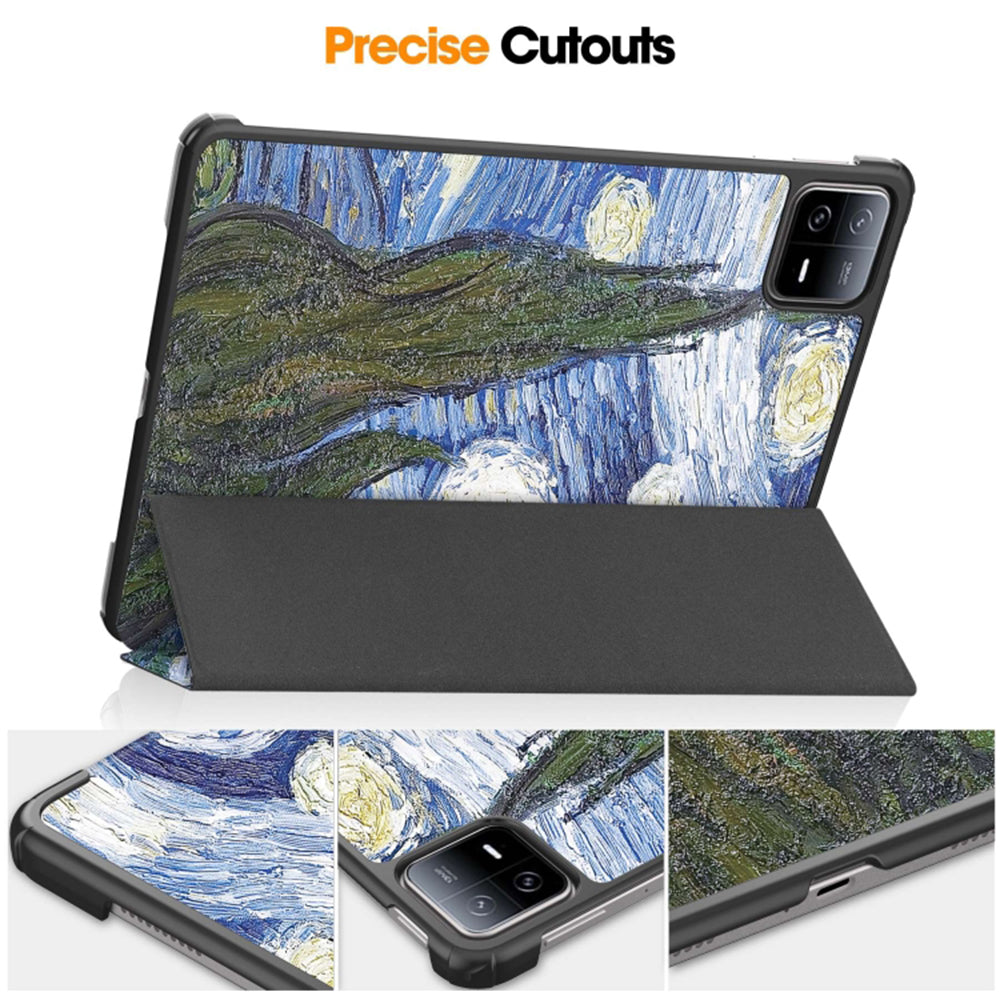 Custodia per Xiaomi Pad 6 / 6 Pro, Techsuit, FoldPro Starry Night, Multicolore