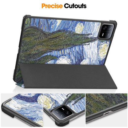 Custodia per Xiaomi Pad 6 / 6 Pro, Techsuit, FoldPro Starry Night, Multicolore