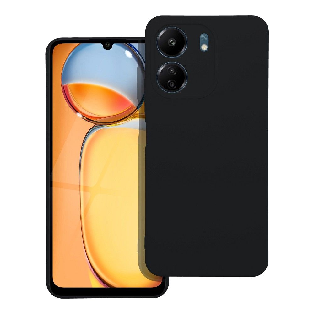 Custodia per Xiaomi Poco C65 / Redmi 13C, OEM, Silicone, Nera