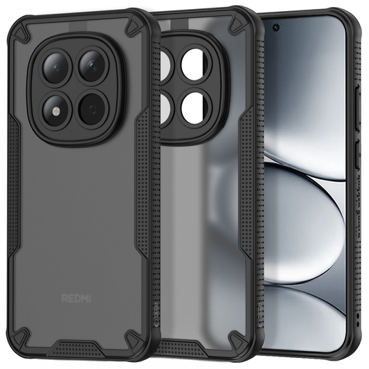 Custodia per Xiaomi Poco M8 Pro / Redmi Note 15 Pro+, Tech-Protect, Rugged Shield, Nera