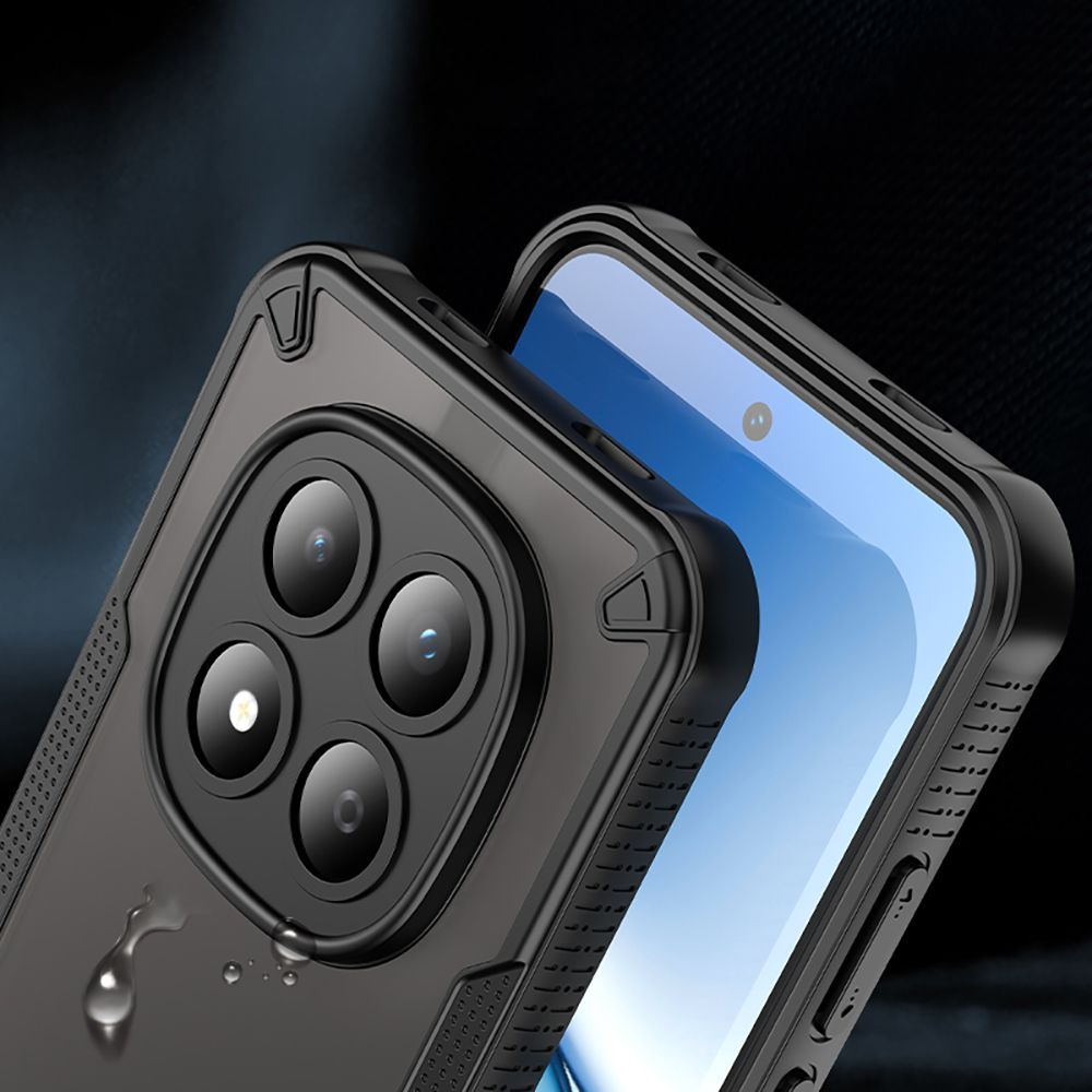Custodia per Xiaomi Poco M8 Pro / Redmi Note 15 Pro+, Tech-Protect, Rugged Shield, Nera