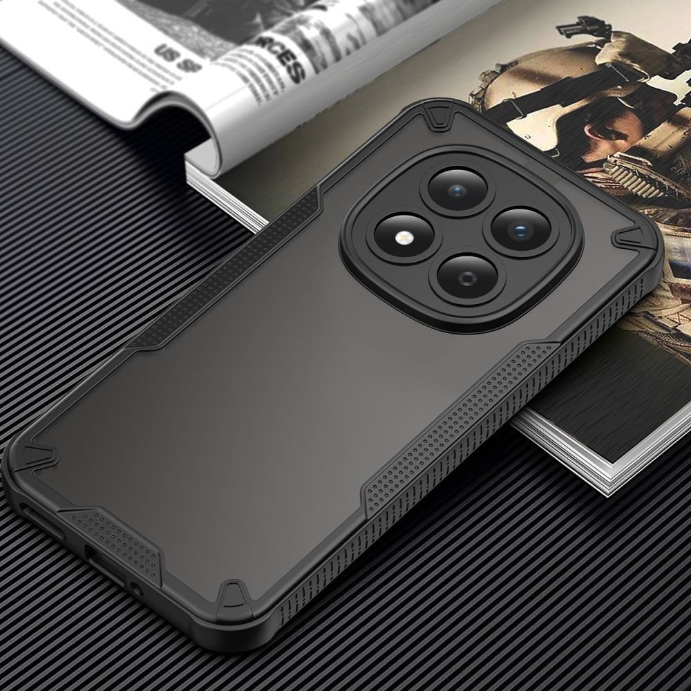 Custodia per Xiaomi Poco M8 Pro / Redmi Note 15 Pro+, Tech-Protect, Rugged Shield, Nera