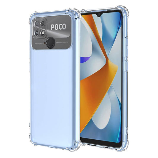 Custodia per Xiaomi Poco C40, Techsuit, Shockproof Clear, Trasparente