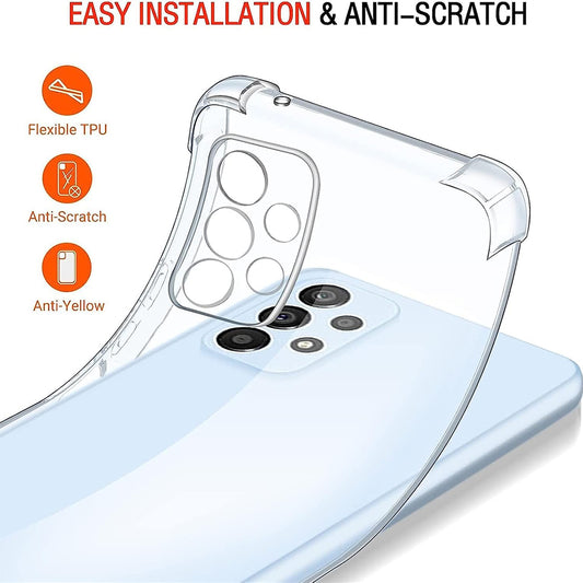 Custodia per Xiaomi Poco C40, Techsuit, Shockproof Clear, Trasparente