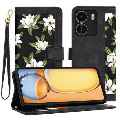 Custodia per Xiaomi Poco C65 / Redmi 13C, Techsuit, FlipCraft, Nera