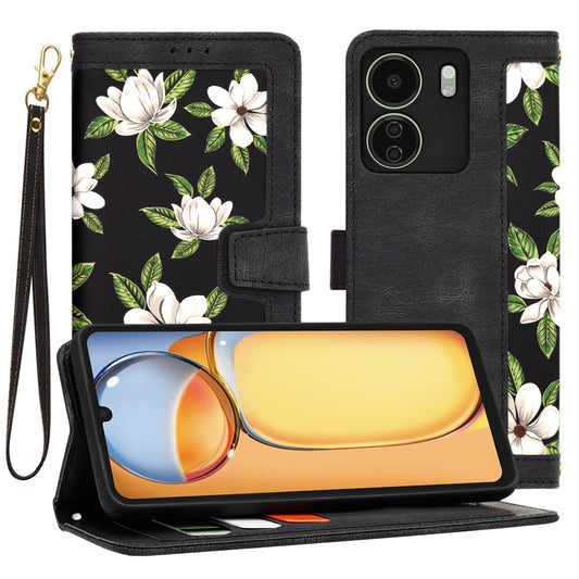 Custodia per Xiaomi Poco C65 / Redmi 13C, Techsuit, FlipCraft, Nera