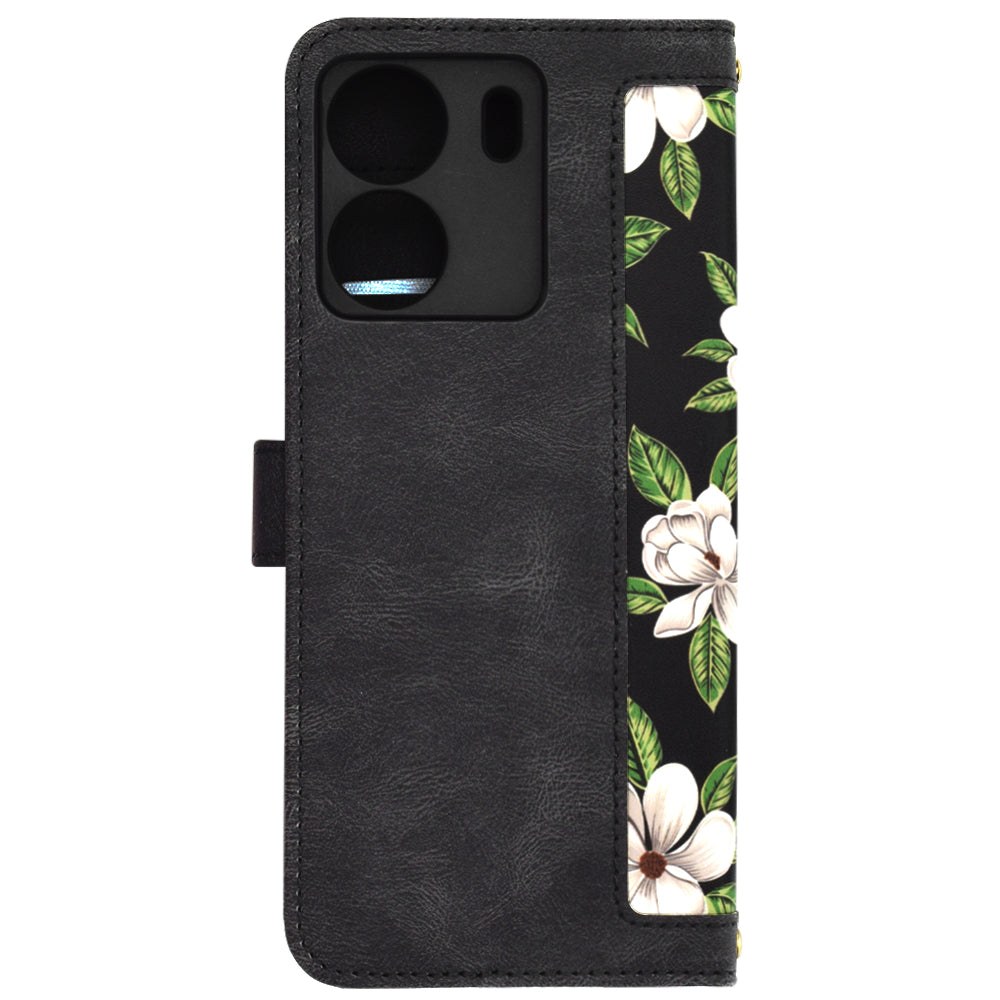 Custodia per Xiaomi Poco C65 / Redmi 13C, Techsuit, FlipCraft, Nera