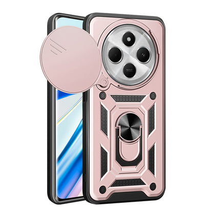 Custodia per Xiaomi Poco C75 / Redmi 14C, Techsuit, CamShield, Rosa