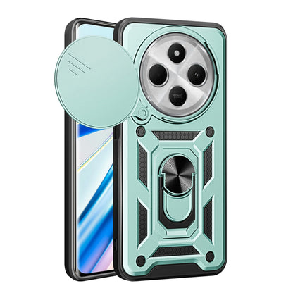Custodia per Xiaomi Poco C75 / Redmi 14C, Techsuit, CamShield, Verde
