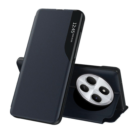 Custodia per Xiaomi Poco C75 / Redmi 14C, Techsuit, eFold, Blu Scuro