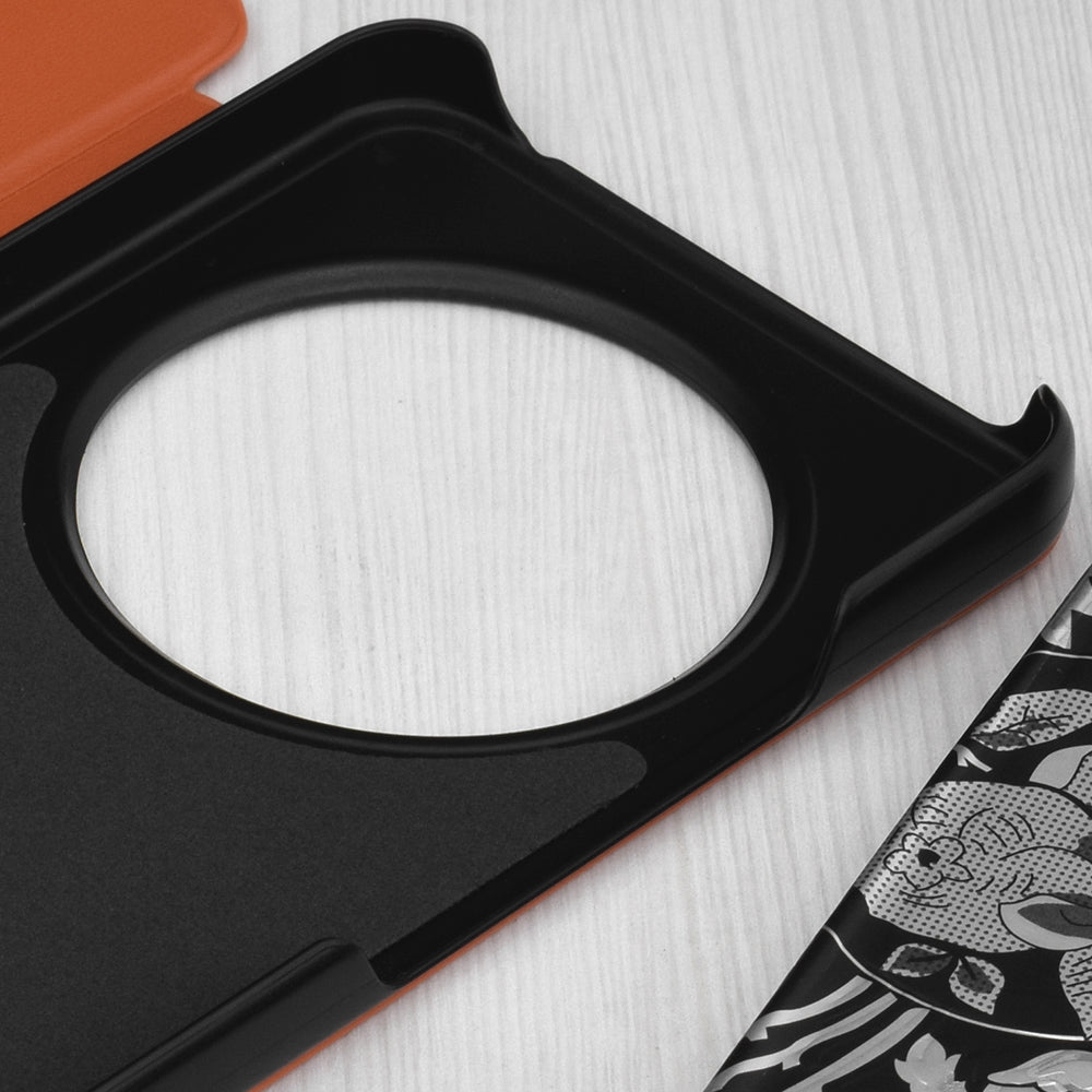 Custodia per Xiaomi Poco C75 / Redmi 14C, Techsuit, eFold, Arancione