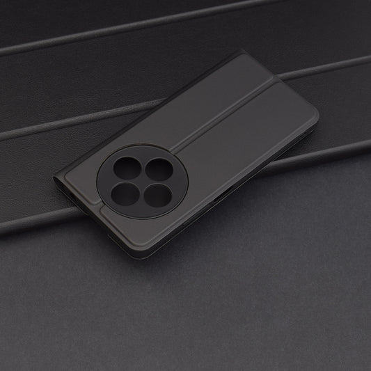 Custodia per Xiaomi Poco C75 / Redmi 14C, Techsuit, Magskin Book, Nera