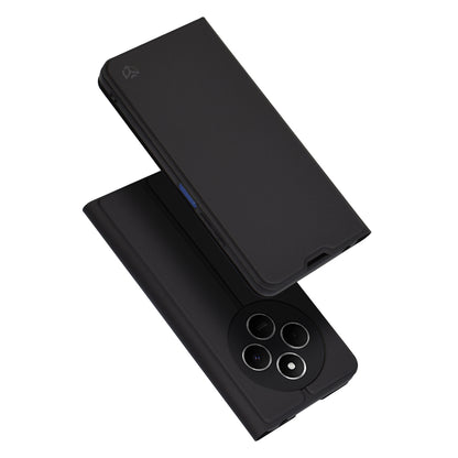 Custodia per Xiaomi Poco C75 / Redmi 14C, Techsuit, Magskin Book, Nera