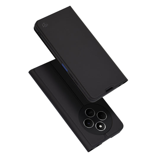 Custodia per Xiaomi Poco C75 / Redmi 14C, Techsuit, Magskin Book, Nera