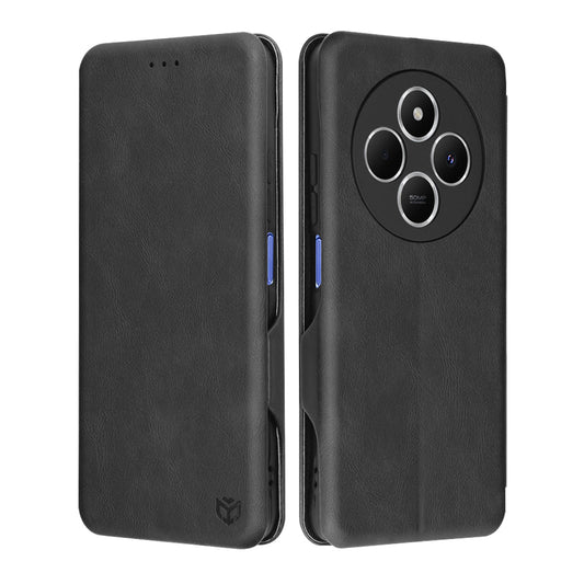 Custodia per Xiaomi Poco C75 / Redmi 14C, Techsuit, Safe Wallet Plus, Nera