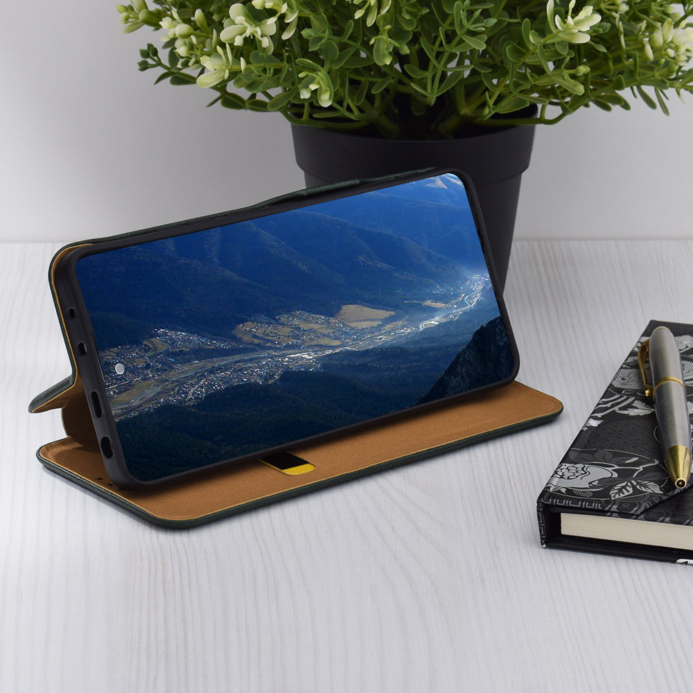 Custodia per Xiaomi Poco C75 / Redmi 14C, Techsuit, Safe Wallet Plus, Verde