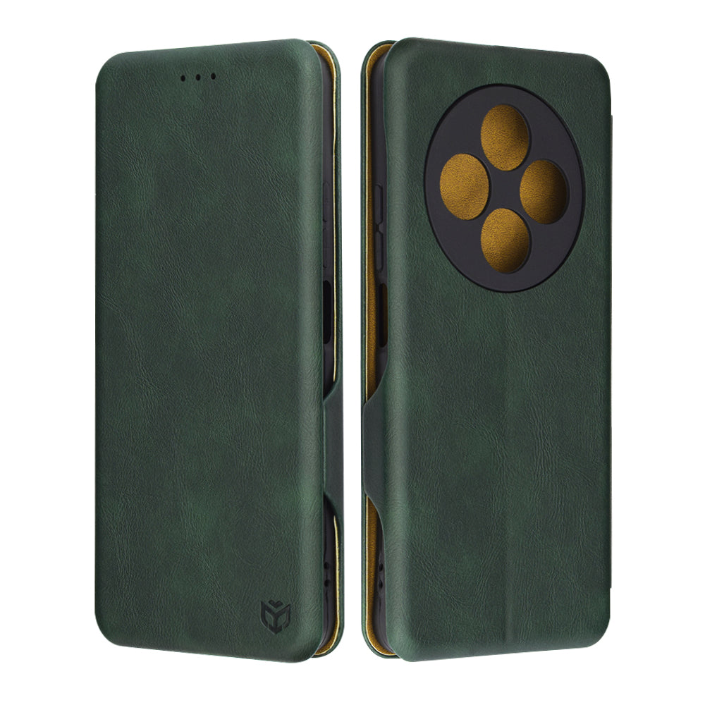 Custodia per Xiaomi Poco C75 / Redmi 14C, Techsuit, Safe Wallet Plus, Verde