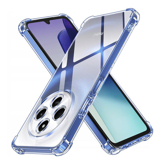 Custodia per Xiaomi Poco C75 / Redmi 14C, Techsuit, Shockproof Clear, Trasparente