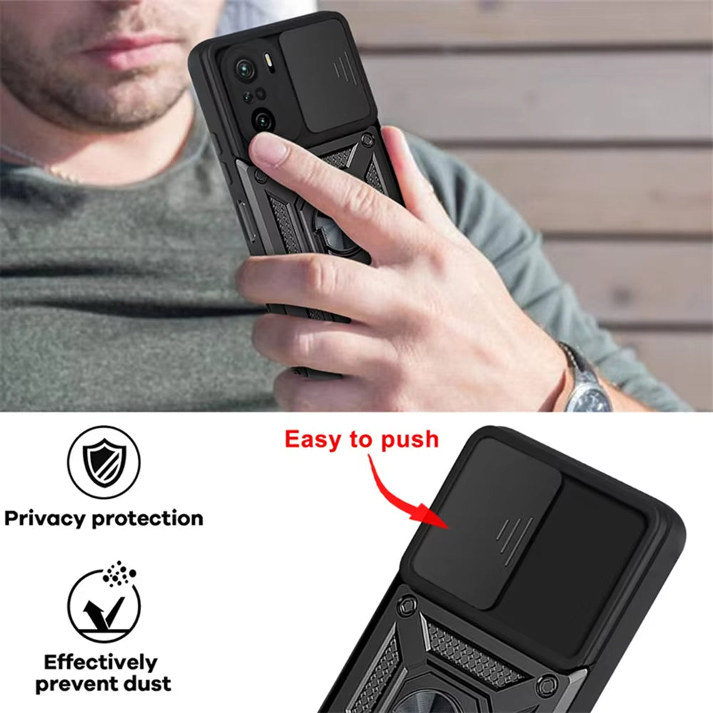 Case for Xiaomi Poco F3 / Mi 11i, Techsuit, CamShield, Black