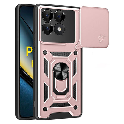 Custodia per Xiaomi Poco F6 Pro, Techsuit, CamShield, Rosa