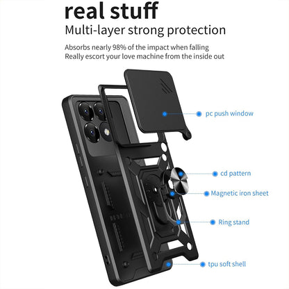Custodia per Xiaomi Poco F6 Pro, Techsuit, CamShield, Verde