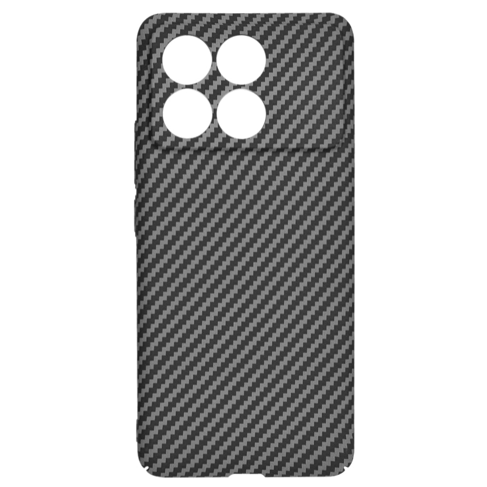 Custodia per Xiaomi Poco F6 Pro, Techsuit, Carbonite FiberShell, Nera