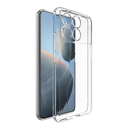 Custodia per Xiaomi Poco F6 Pro, Techsuit, Chiara, Trasparente