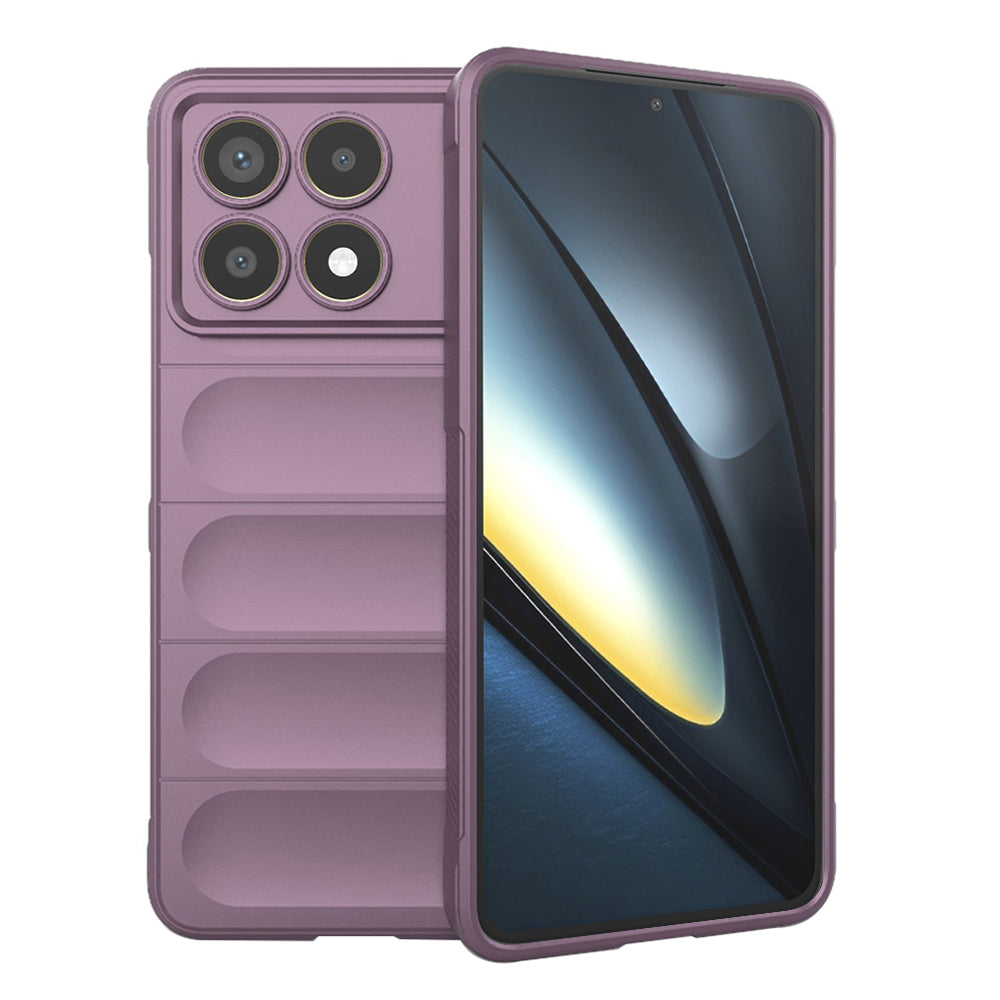 Custodia per Xiaomi Poco F6 Pro, Techsuit, Magic Shield, Viola