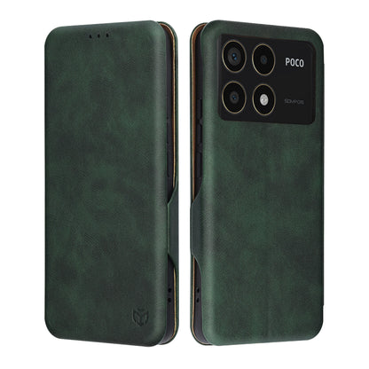Custodia per Xiaomi Poco F6 Pro, Techsuit, Safe Wallet Plus, Verde