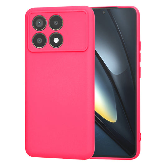 Custodia per Xiaomi Poco F6 Pro, Techsuit, SoftFlex, Rosa Scuro