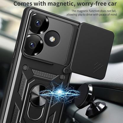 Custodia per Xiaomi Poco F6, Techsuit, CamShield, Nera