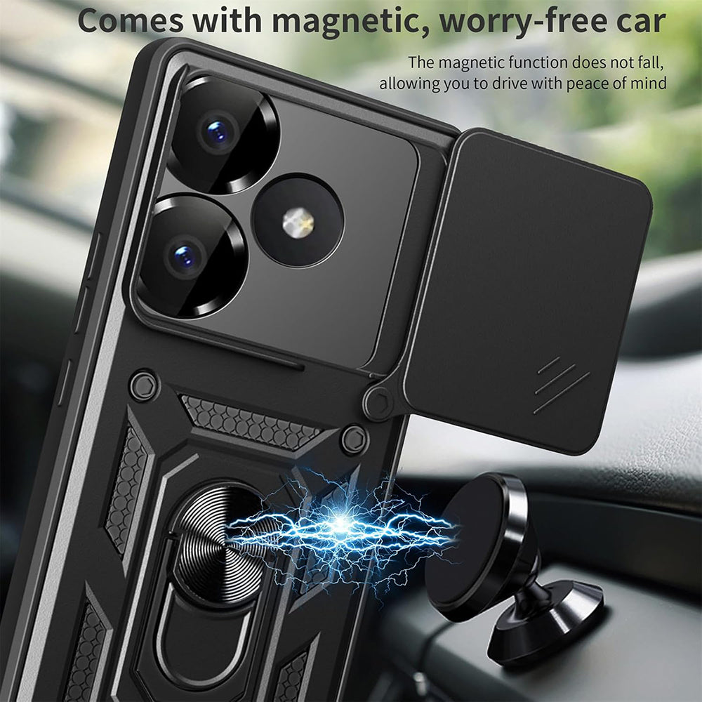 Case for Xiaomi Poco F6, Techsuit, CamShield, Pink