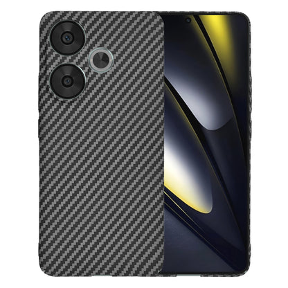 Custodia per Xiaomi Poco F6, Techsuit, Carbonite FiberShell, Nera