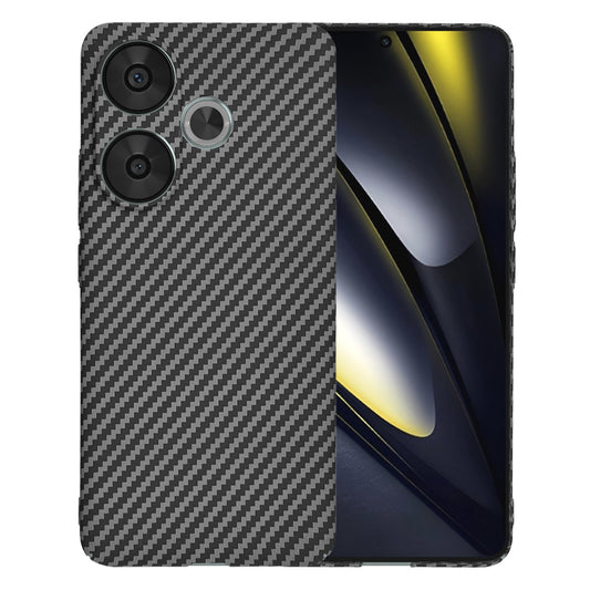 Custodia per Xiaomi Poco F6, Techsuit, Carbonite FiberShell, Nera