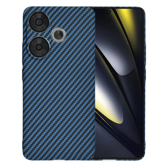 Custodia per Xiaomi Poco F6, Techsuit, Carbonite FiberShell, Turchese