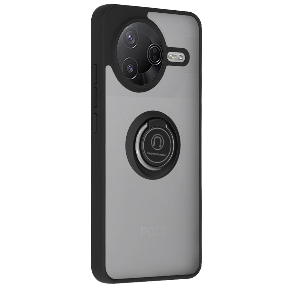 Custodia per Xiaomi Poco F7 Pro, Techsuit, Glinth, Nera