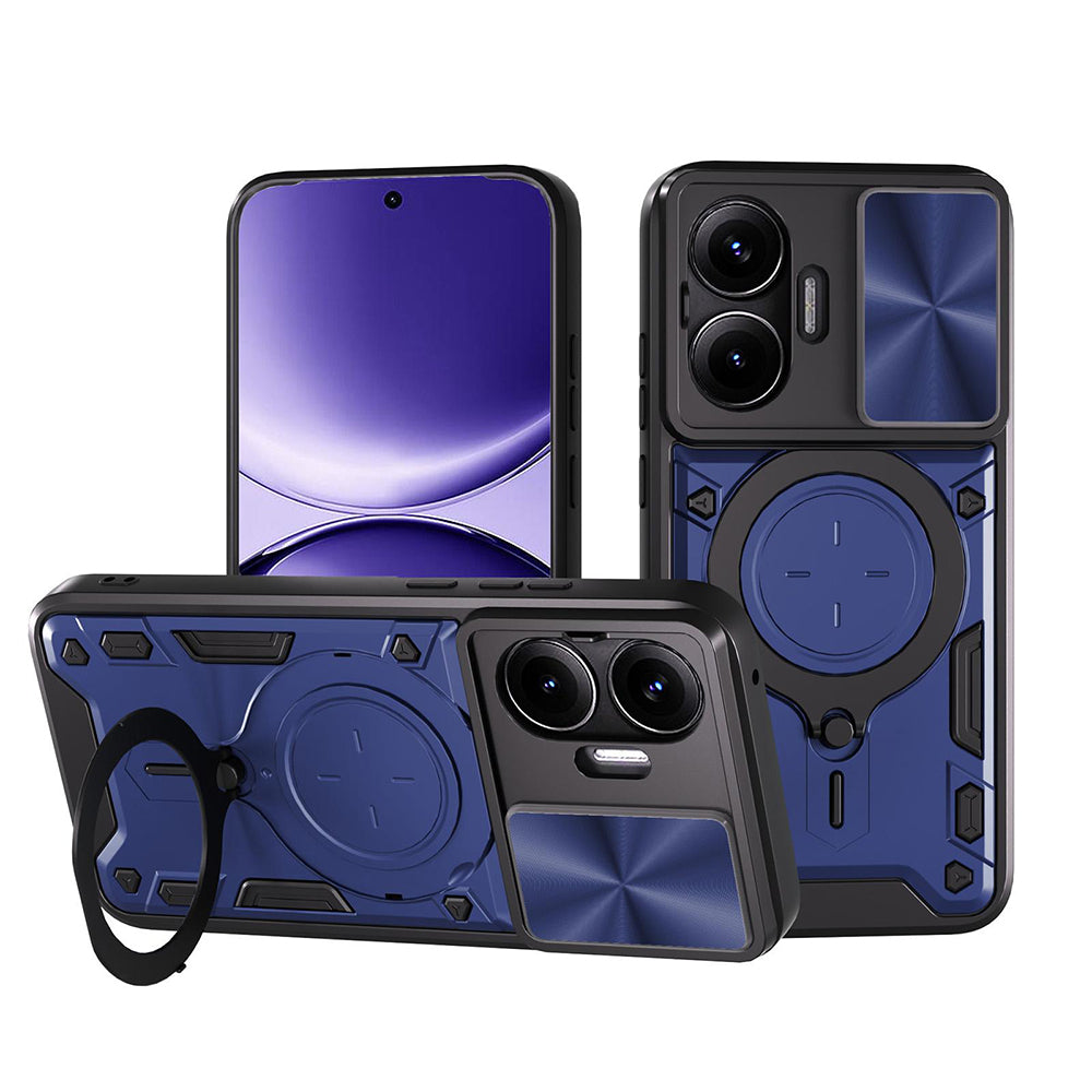 Custodia per Xiaomi Poco F7, Techsuit, CamGuard Pro, Blu