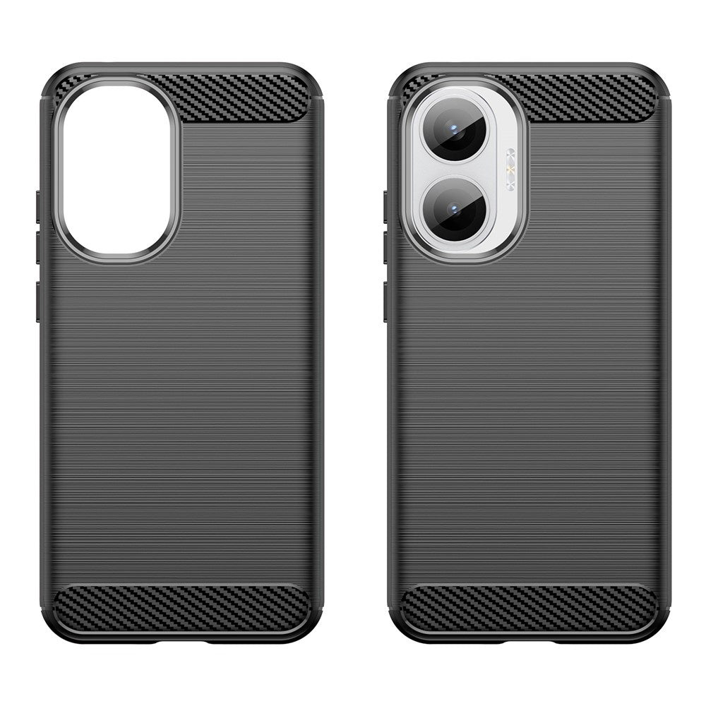 Custodia per Xiaomi Poco F7, Techsuit, Carbonio, Nera