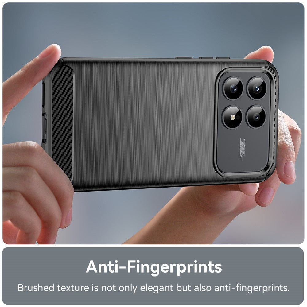 Case for Xiaomi Poco F8 Pro, Techsuit, Carbon, Black