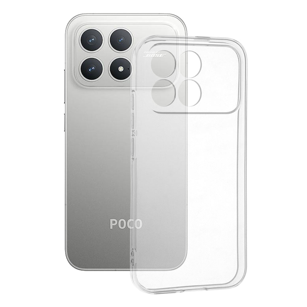 Custodia per Xiaomi Poco F8 Pro, Techsuit, Clear, Trasparente