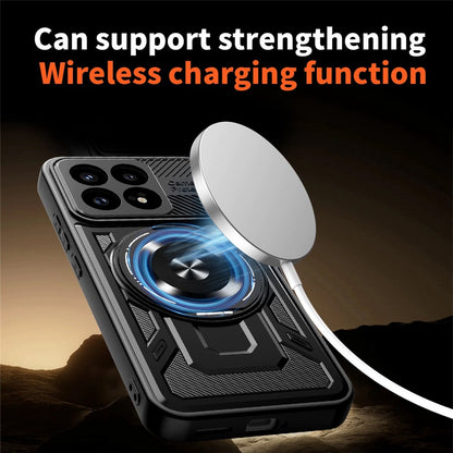 Case for Xiaomi Poco F8 Pro, Techsuit, RuggedCam, Black