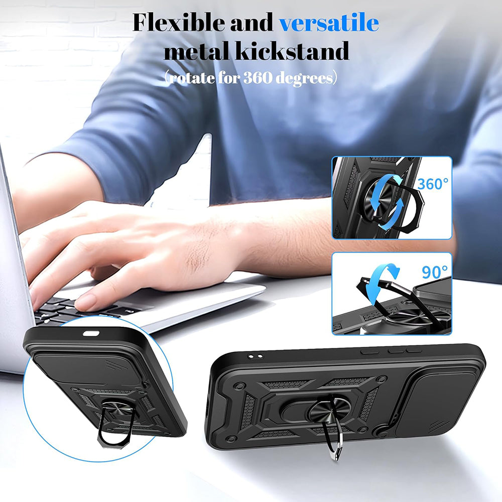 Case for Xiaomi Poco F8 Ultra, Techsuit, CamShield, Black