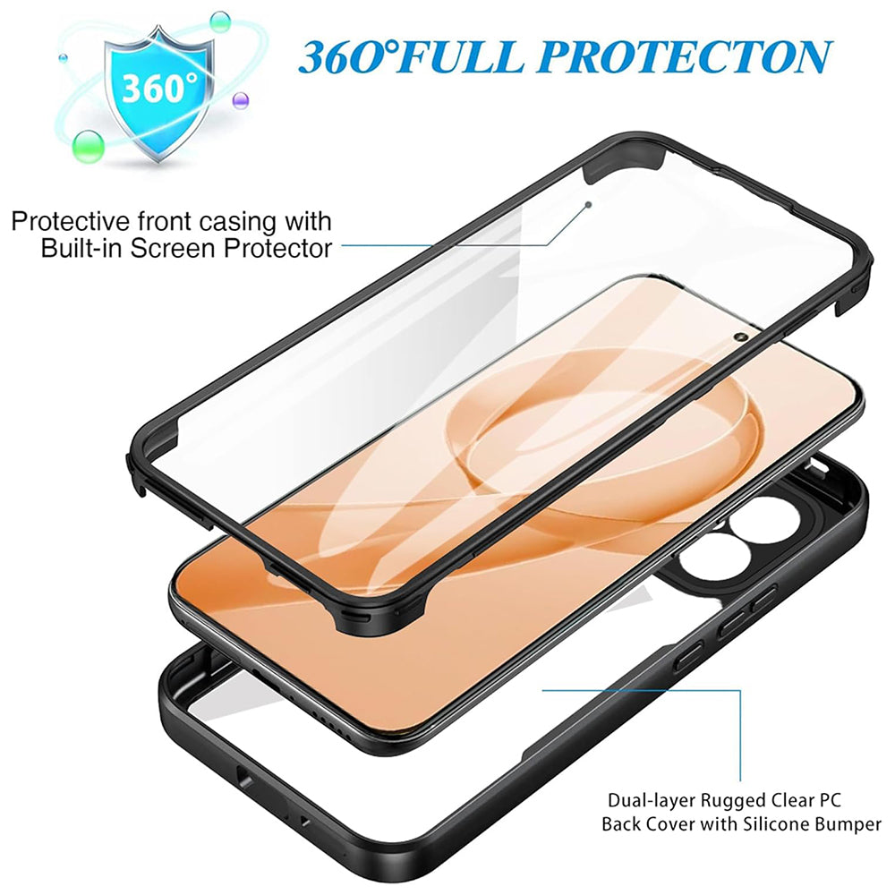 Custodia per Xiaomi Poco F8 Ultra, Techsuit, ColorVerse 360, Nera